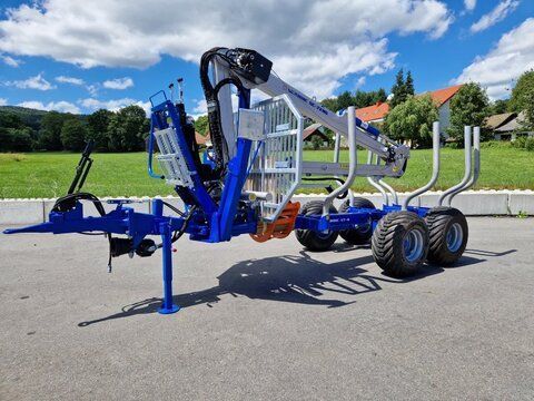 E-FARM: Scandic st-8 rückewagen 7,9m kran 550kg hubkraft drehheb - Forstanhänger - id WCLJHRW - Baujahr: 2025 - Deutschland
