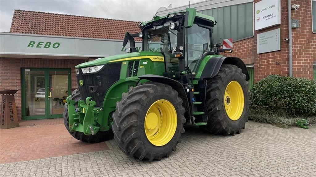 E-FARM: John Deere 7R 350 - Tractor - id GFESARF - 249.900 EUR - Anul: 2023 - Citeste ore: 989,Muterea motorului: 380,Germania