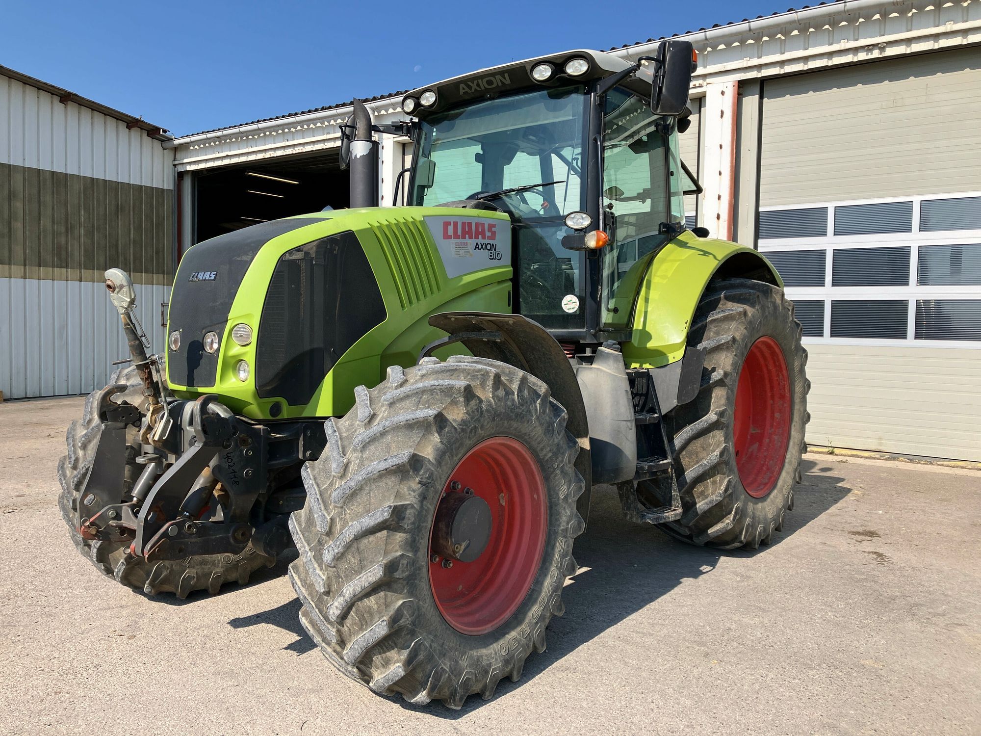 E-FARM: Claas Axion 810 - Tracteur - id Z2DRV8E - 38 500 € - Année: 2009 - Lecture du nombre d'heure: 6 200,Puissance du moteur (chevaux): 163,France