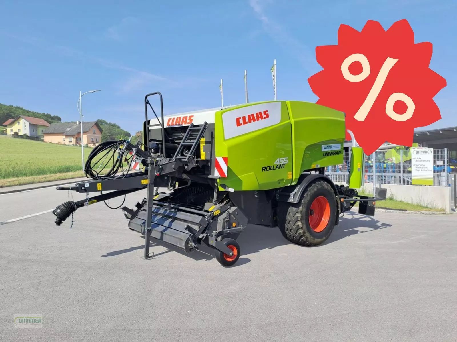 E-FARM: Claas Rollant 455 RC Uniwrap - Ballenpresse - id MTB6BCT - 81.700 € - Baujahr: 2024 - Österreich
