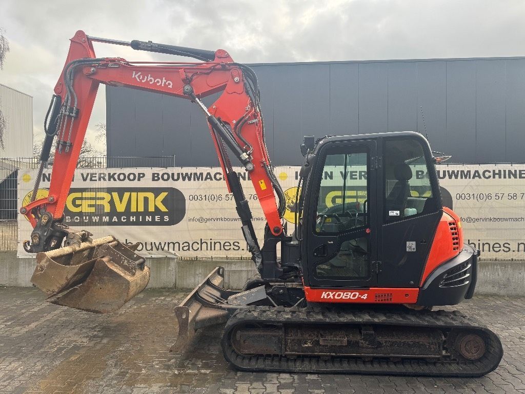 Kubota kx 080-4 Mini excavator €39,000