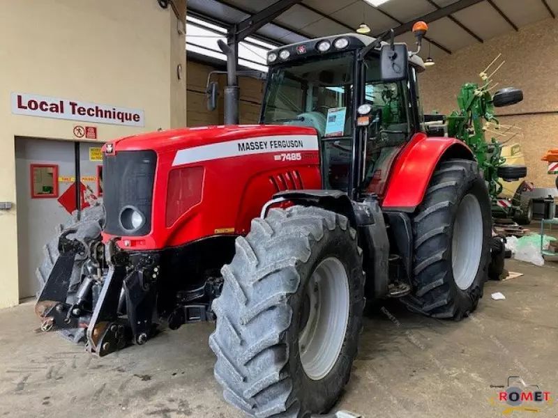 E-FARM: Massey Ferguson 7485 - Traktor - id KFL1WP6 - 38.000 € - Produktionsår: 2006 - Motortimer: 7.801,Motoreffekt (HP): 160,Frankrig