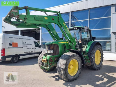 E-FARM: John Deere 6820 - Tractor - id XHYFWGA - €33,900 - Year of construction: 2002 - Engine hours: 9,103,Engine power (HP): 135,Germany