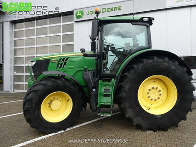 E-FARM: John Deere 6195 R - Tractor - id ABV5XVA - €72,000 - Year of construction: 2015 - Engine hours: 5,375,Engine power (HP): 194,Germany