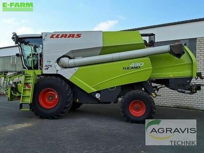 E-FARM: Claas Tucano 430 - Combine harvester - id Q2CVKXW - €109,000 - Year of construction: 2012 - Engine hours: 1,834,Engine power (HP): 258,Germany