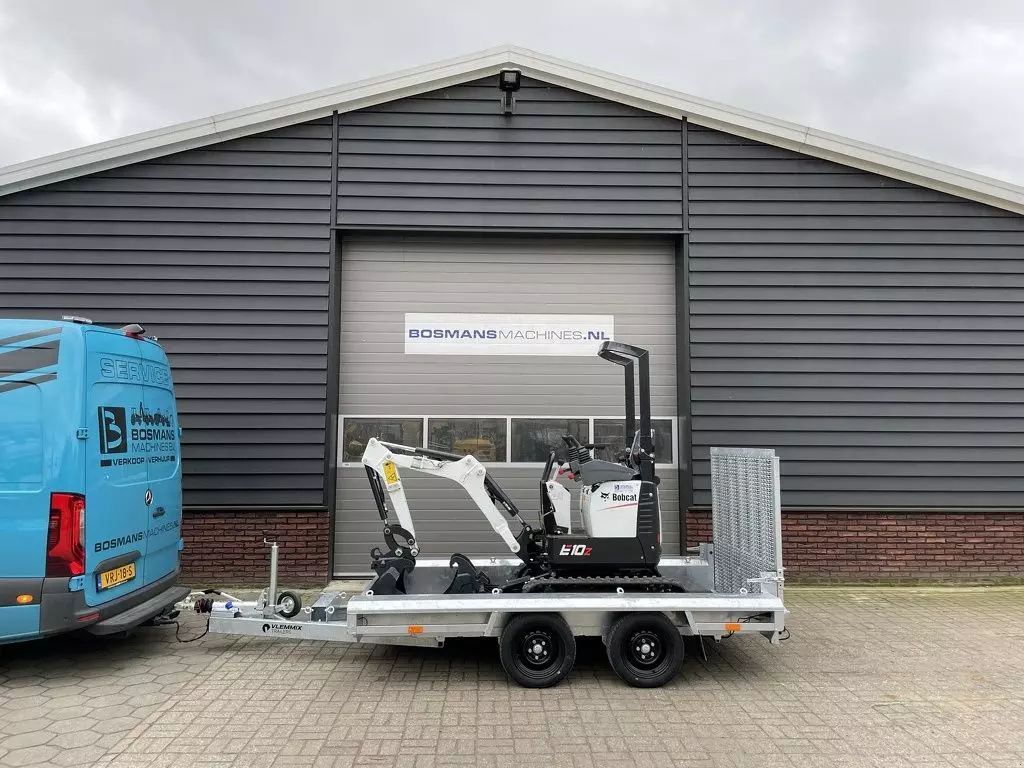 E-FARM: Bobcat e10z minigraver nieuw incl machinetransporter &euro;400 leas - Gravemaskine andet - id DRX1HJA - 26.350 € - Produktionsår: 2022 - Nederlandene
