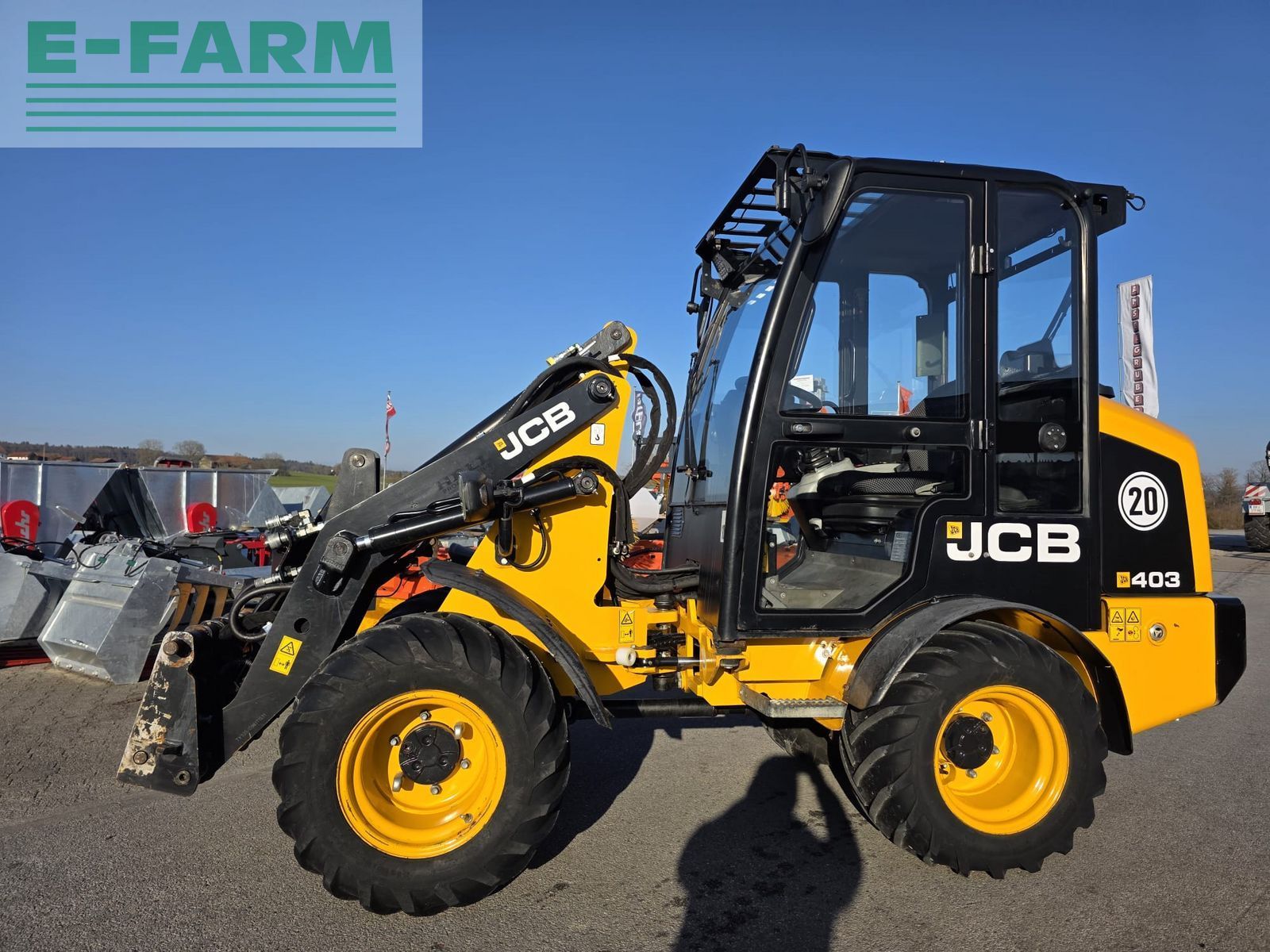 JCB 403 agri plus mit kabine ohne dpf vollausstattun Колесен товарач 32 000 €