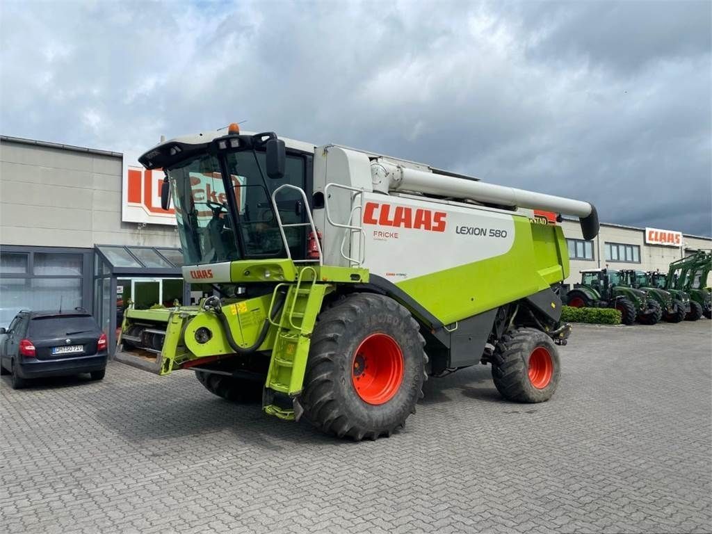 E-FARM: Claas Lexion 580 - Mähdrescher - id THJ1ESX - 73.450 € - Baujahr: 2008 - Abgelesene Motorstunden: 3.927,Motorleistung (PS): 530,Deutschland