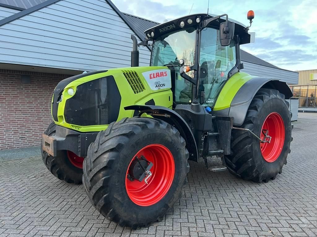 E-FARM: Claas Axion 810 CMATIC - Tractor - id HMM497B - €88,500 - Year of construction: 2016 - Engine hours: 6,250,Engine power (HP): 292,Netherlands
