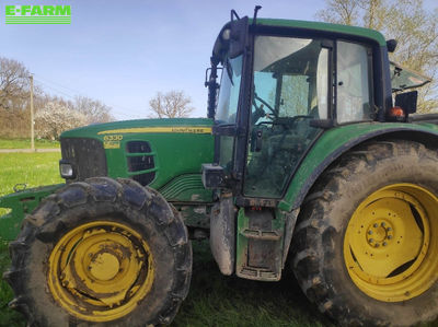 E-FARM: John Deere 6330 - Τρακτέρ - id JWHG6M2 - 50.000 € - Χρονία: 2012 - Μετρητής ωρών: 5.300,Ισχύς κινητήρα: 105,Γαλλία