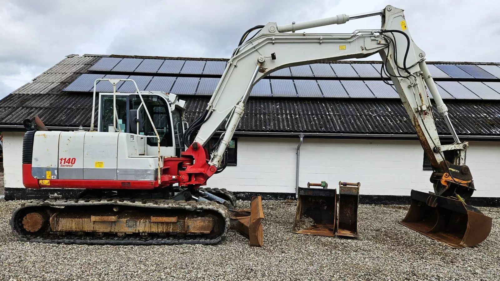 Takeuchi tb1140 serie 2 / årgang 2014 / med skovlsæt / 6300 timer Excavator 38.786 EUR