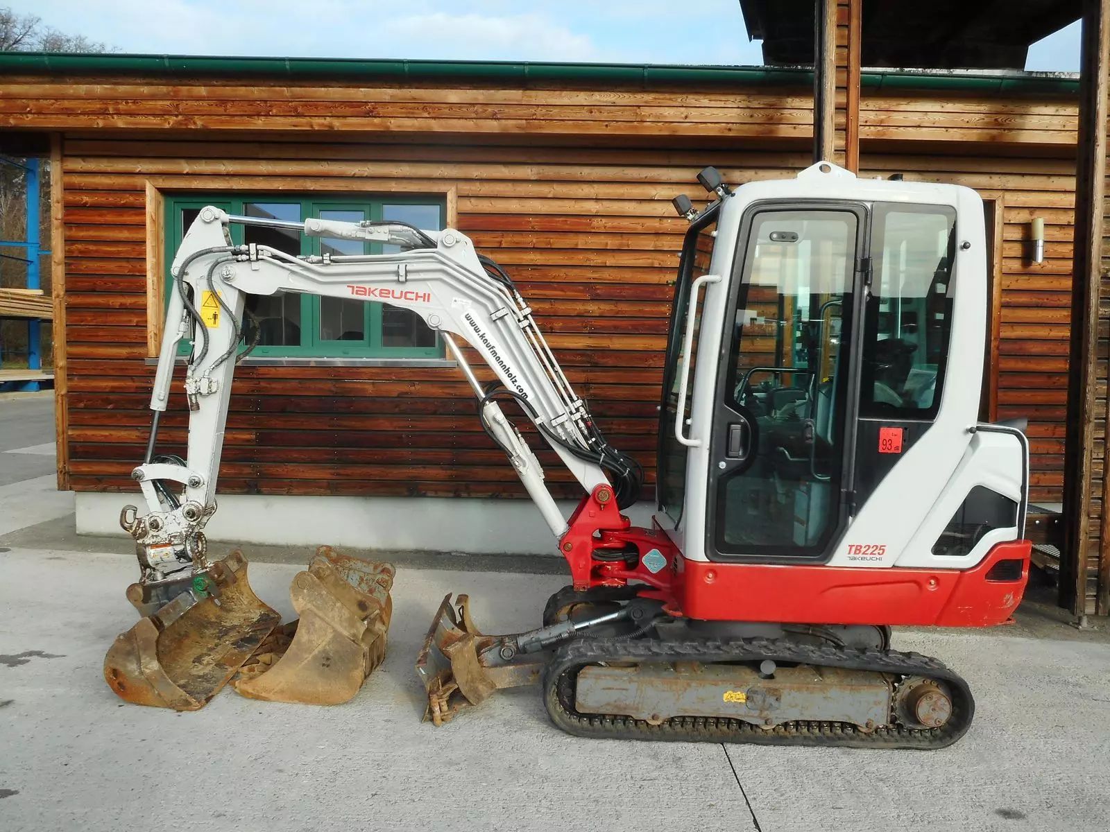 Takeuchi tb 225 mit powertilt + 3 löffel ( 2.400 kg ) Mini-pelle 29 900 €