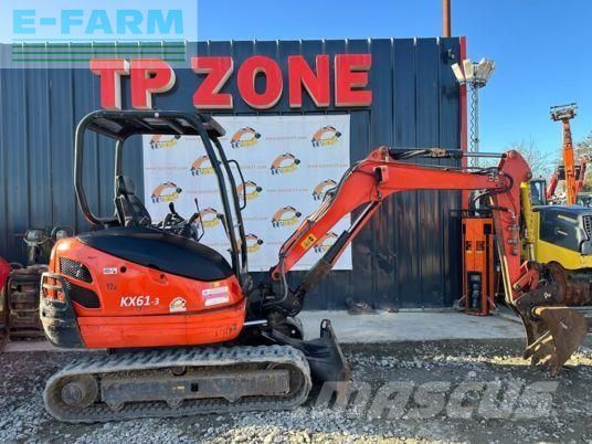 Kubota kx61-3 à 17 500 € ht Mini excavator €17,500
