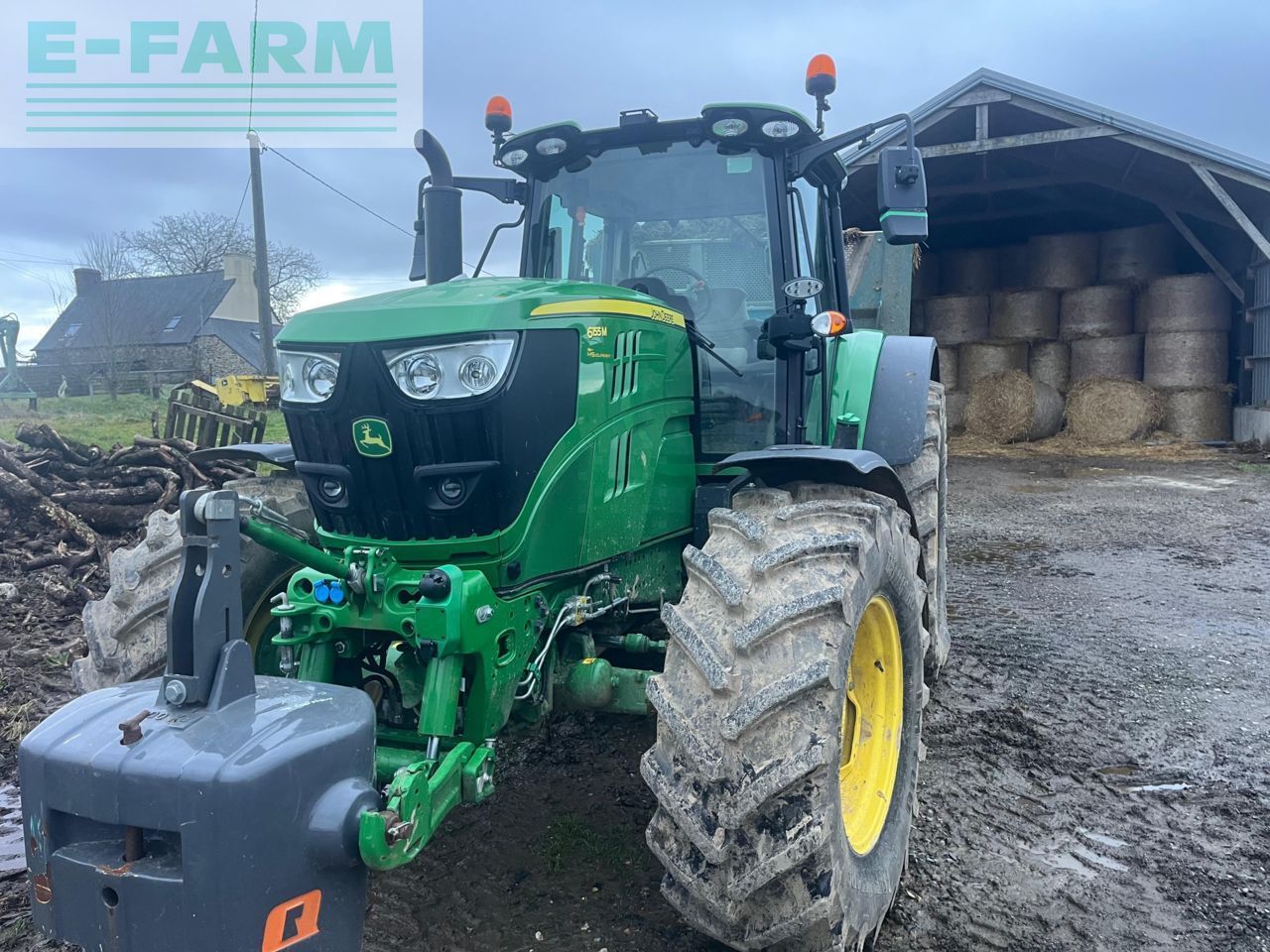 John Deere 6155 M Tractor €110,000