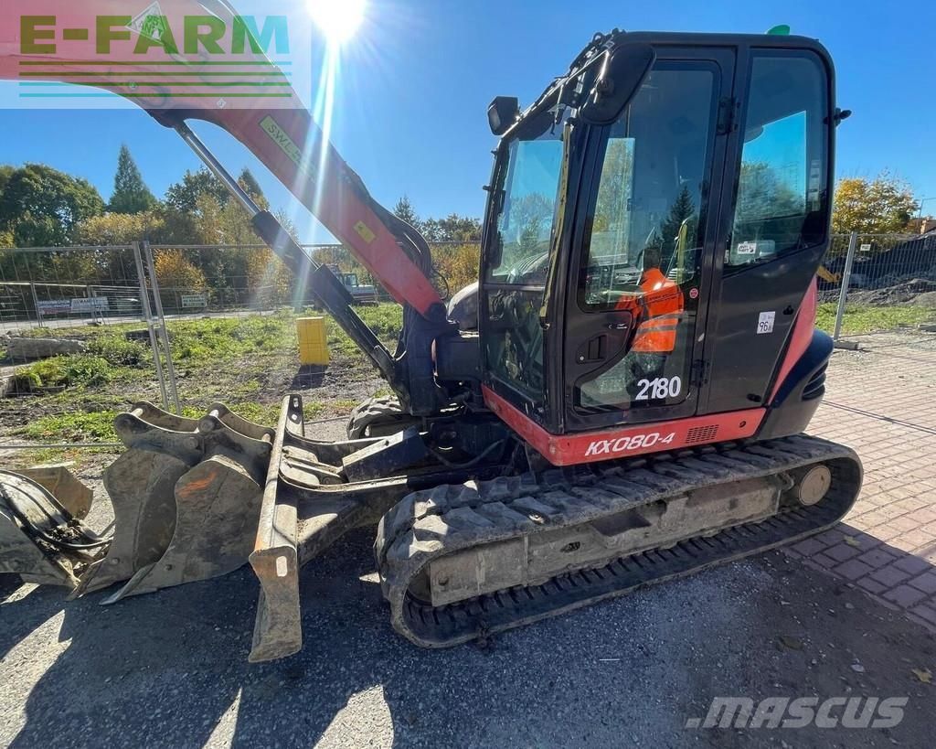 Kubota kx-080-4 Mini excavator €32,387
