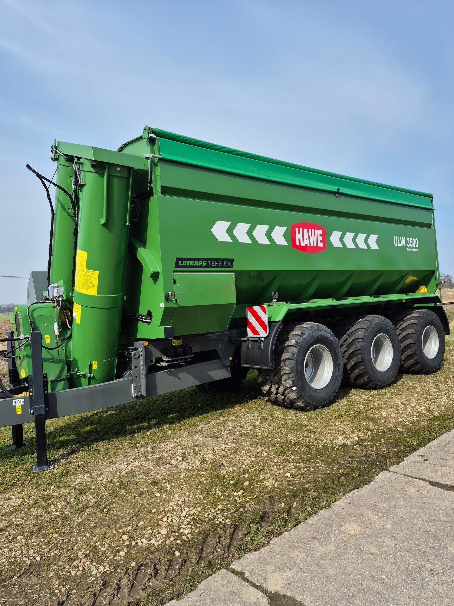 E-FARM: Hawe ULW 3500 - Chaser bin - id QD9TRFD - €121,599 - Year of construction: 2023 - Latvia