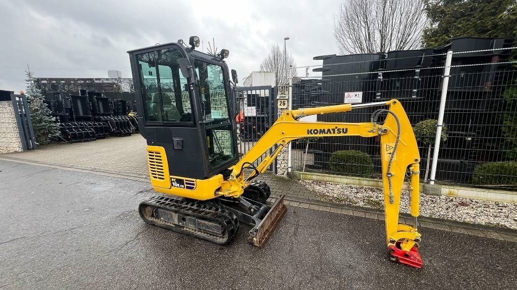 KOMATSU pc 16 r-3hs, minibagger mit schnellwechsler ms 01 Mini excavator €18,900