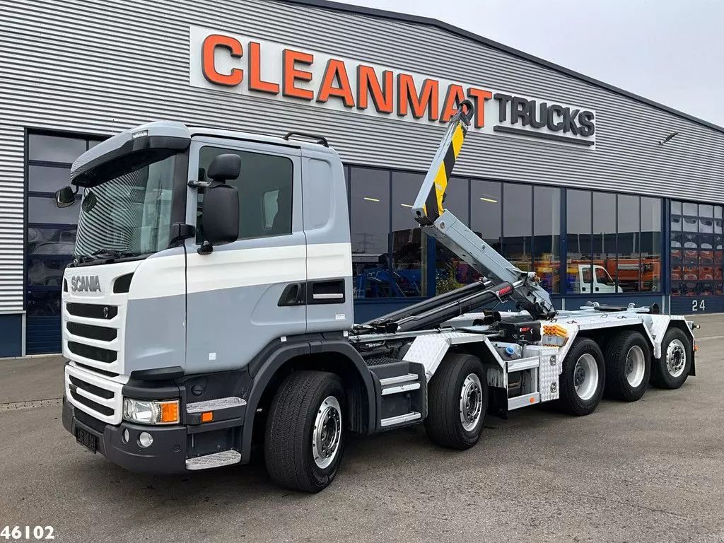 Scania g 490 10x4 euro 6 retarder hiab 26 ton haakarmsysteem Remolque 59.500 €