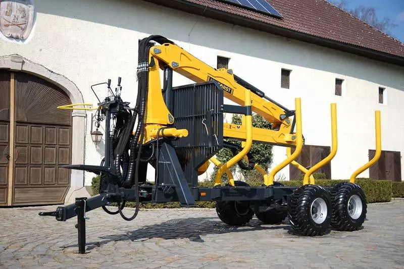 Uniforst rückewagen 12.49 | 6571 12t | kran 7,1m | druckluftbr. Forstanhänger 30.168 €