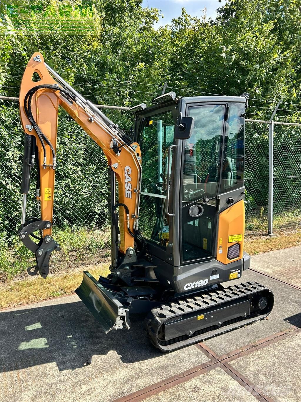 Case IH construction cx19d Minigraver