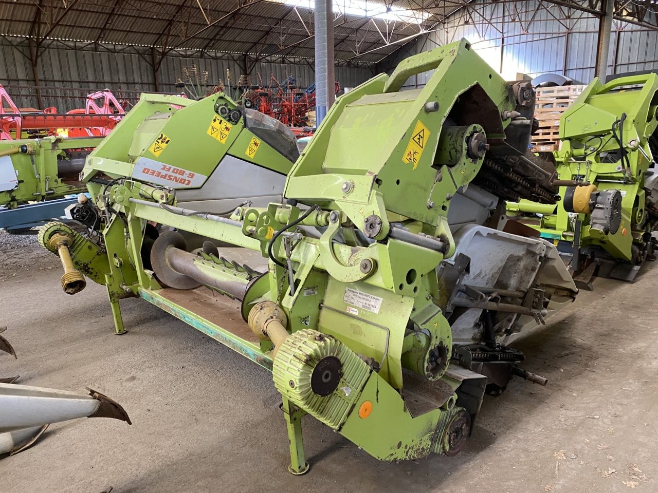 Claas conspeed 6-80 fc header 22 000 €