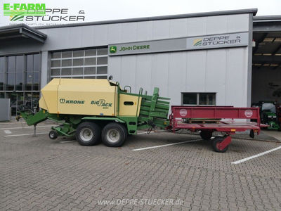 E-FARM: Krone BP 120/80 - Baler - id QZE7AGR - €19,500 - Year of construction: 2003 - Total number of bales produced: 120,000,Germany