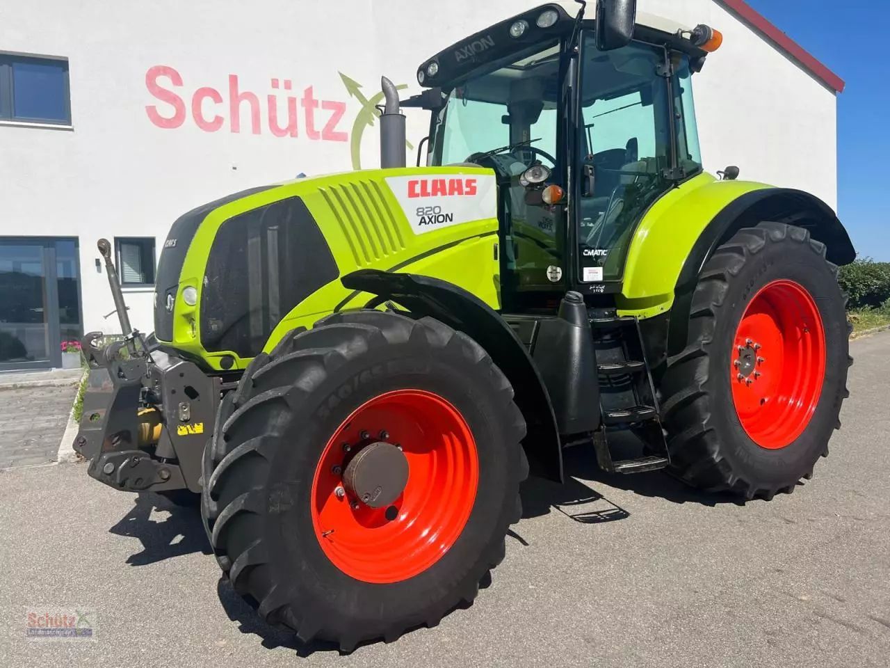 E-FARM: Claas Axion 820 CMATIC - Tracteur - id RKSFAIJ - 49 500 € - Année: 2011 - Lecture du nombre d'heure: 6 964,Puissance du moteur (chevaux): 224,Allemagne