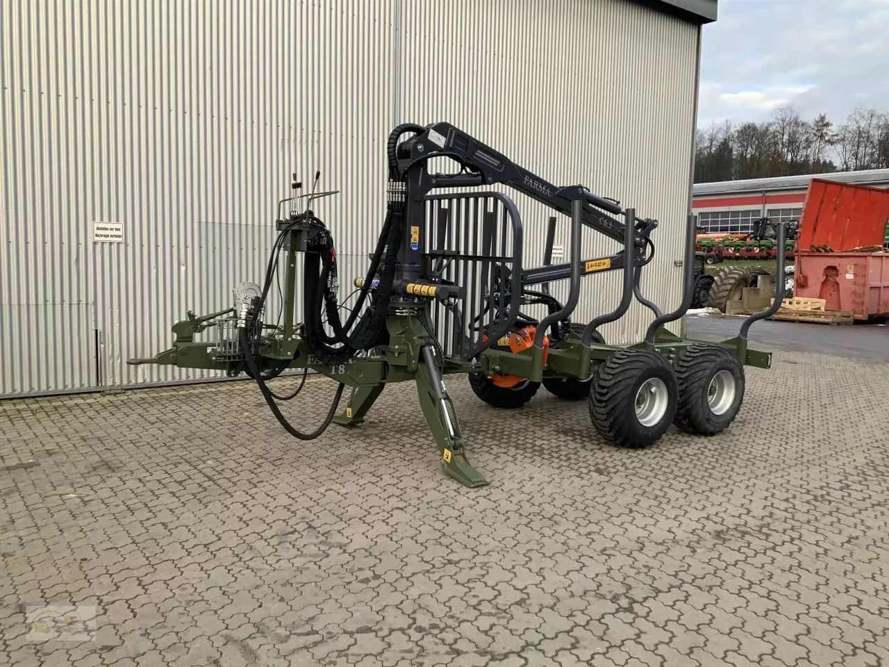 E-FARM: Farma t 8 - Forestry trailer - id KGH8FKL - €21,261 - Year of construction: 2024 - Germany