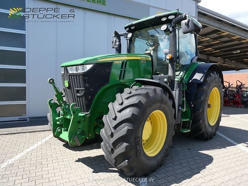 E-FARM: John Deere 7310 R - Tractor - id PLATBUZ - €99,900 - Year of construction: 2016 - Engine hours: 6,452,Engine power (HP): 298,Germany