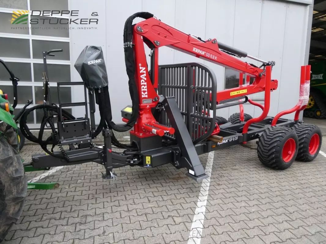 Krpan gp 8 df + gd 6,6k Forestry trailer €31,900