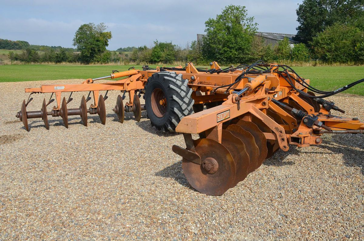 E-FARM: Simba 3b/4 disc harrow 4.75m - Disc harrow - id QNZVHZB - €11,215 - United Kingdom