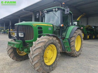 E-FARM: John Deere 6630 Premium - Tractor - id WFPRRIV - €39,900 - Year of construction: 2010 - Engine hours: 8,500,Engine power (HP): 135,France