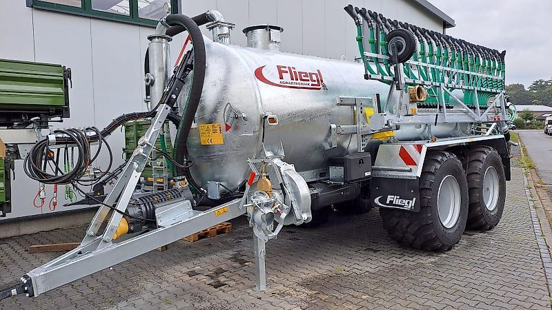Fliegl vfw 12000l maxxline vakuumfasswagen mit 12m skate schleppschuh Cisterna para estiércol 74.618 €