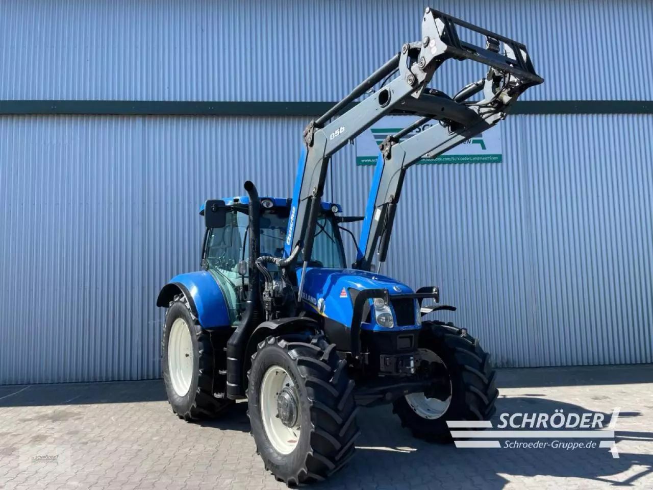E-FARM: New Holland T6.155 - Tracteur - id X7LSHW8 - 48 885 € - Année: 2014 - Lecture du nombre d'heure: 6 166,Puissance du moteur (chevaux): 155,Allemagne