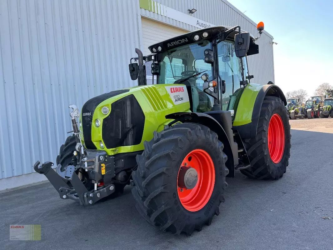 E-FARM: Claas Arion 650 CMATIC - Tractor - id JB1BW7X - €71,429 - Year of construction: 2016 - Engine hours: 4,935,Engine power (HP): 175,Germany