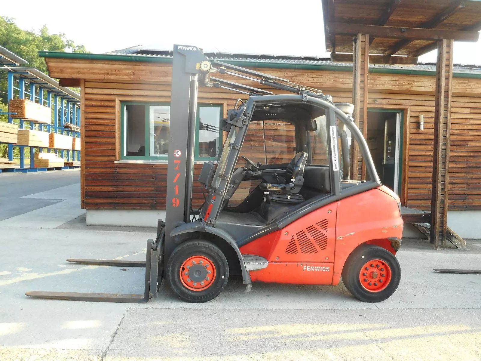 E-FARM: Linde h40d triplex 5,8m + ss + kabine - Carretilla elevadora - id W7VISQ8 - 13.500 € - Año: 2008 - Horas: 9784,Austria