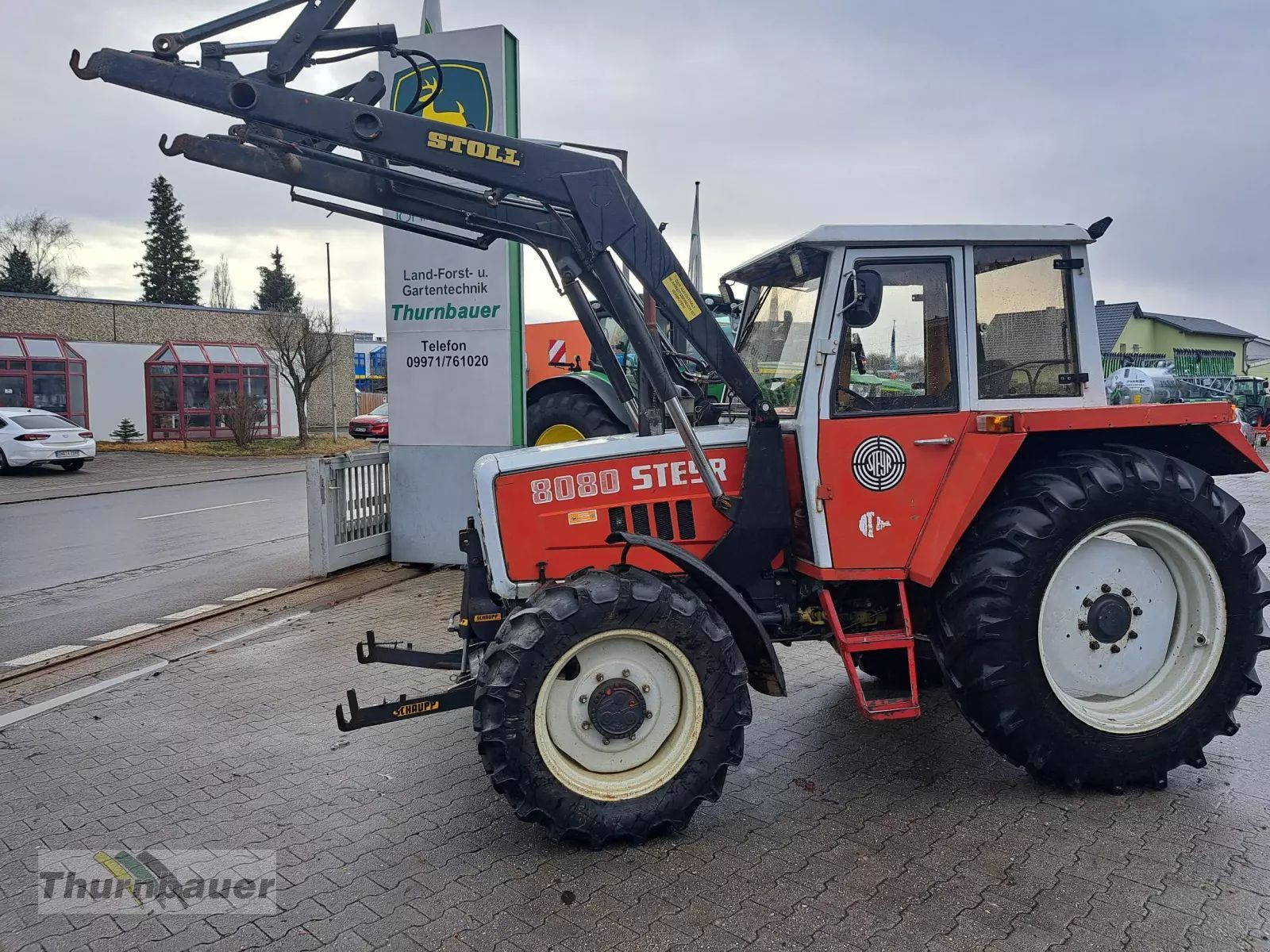 E-FARM: Steyr 8080 - Tracteur - id CMNRBAN - 15 966 € - Puissance du moteur (chevaux): 80 - Allemagne