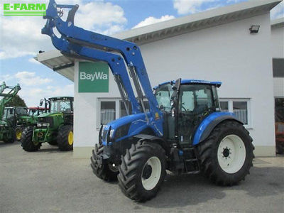 E-FARM: New Holland T5.100 - Tractor - id DJ6BGQJ - €70,550 - Year of construction: 2022 - Engine hours: 187,Engine power (HP): 100,Germany