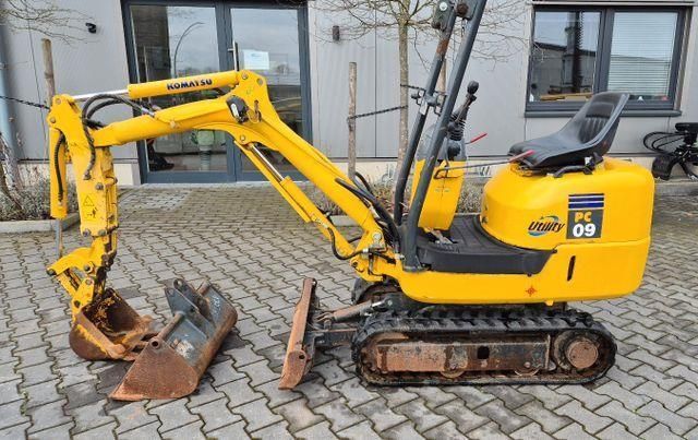 KOMATSU pc 09 inkl. abbruchhammer Мини Ексаватор 9900 €