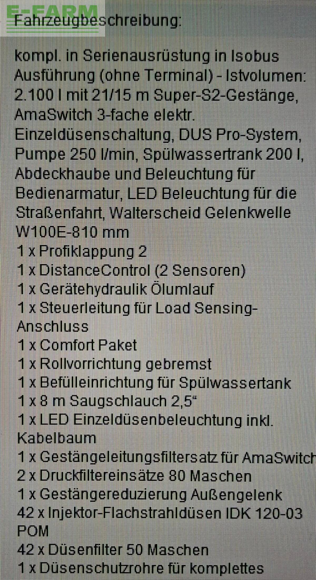 Amazone Opryskiwacz 66 500 €