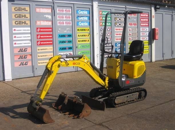 Wacker Neuson wacker neuson 803 3x löffel Mini excavator 9.800 EUR
