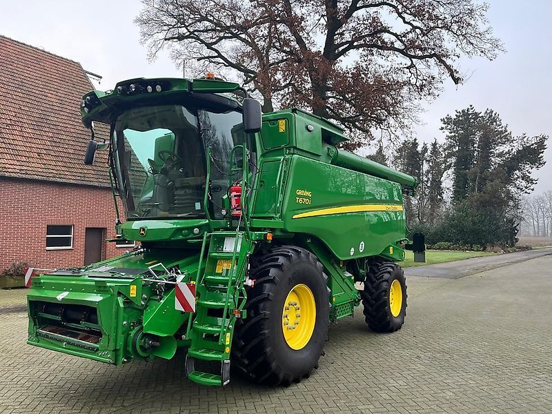 E-FARM: John Deere T 670 i - Mietitrebbia - id VMJJLDM - 292.500 € - Anno di costruzione: 2024 - Ore: 76,Germania