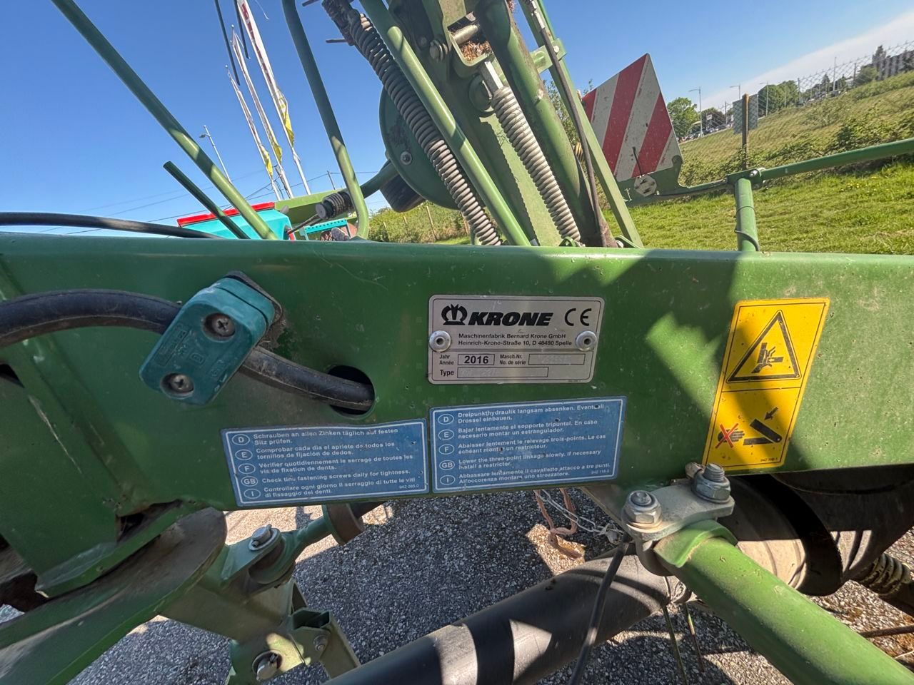 Krone KW 7.92/8 Karuzelowy przetrząsacz do siana 5000 €