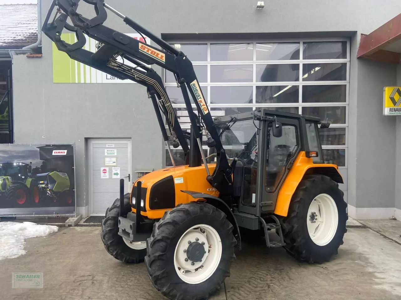 Renault ceres 75 mit stoll frontlader, 40km/h Traktor 21 500 €