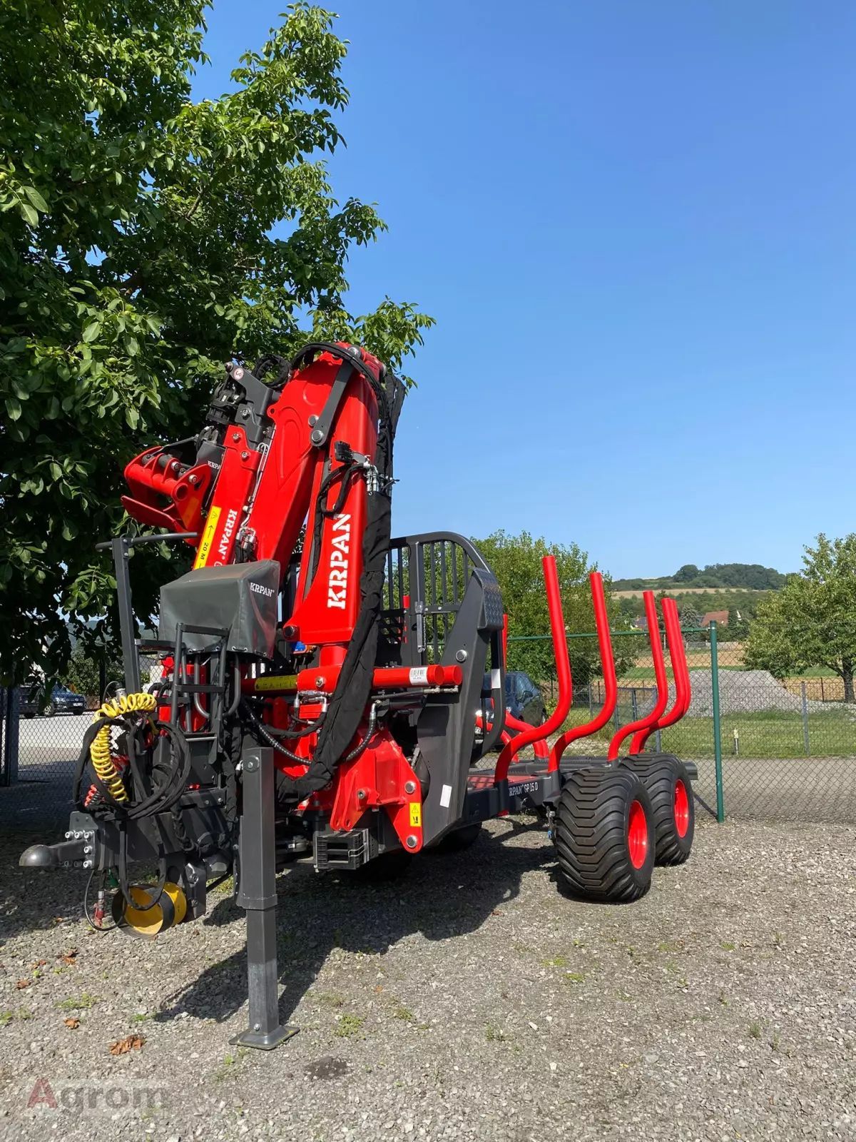 Krpan gp 15 d + 8,4z kran Forstanhänger 64.500 €