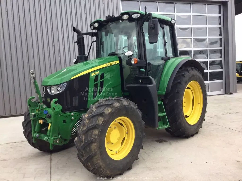 E-FARM: John Deere 6120 M - Tracteur - id KE6QIFH - 74 900 € - Année: 2020 - Lecture du nombre d'heure: 1 560,Puissance du moteur (chevaux): 120,France