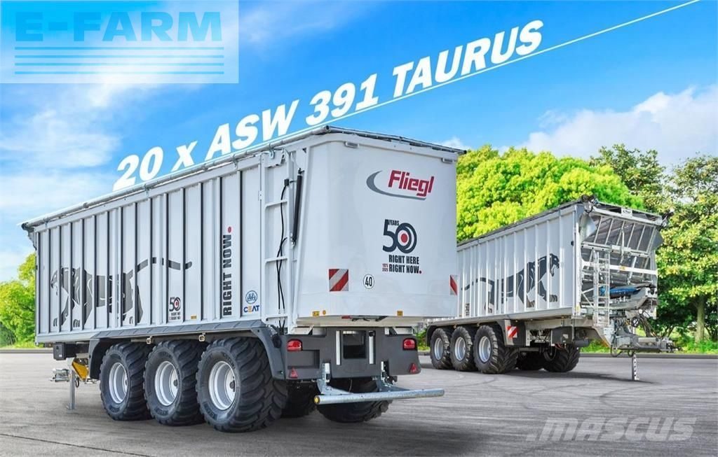 Fliegl asw 391 taurus fox 50 jahre limited edtion Remolque 94.900 €