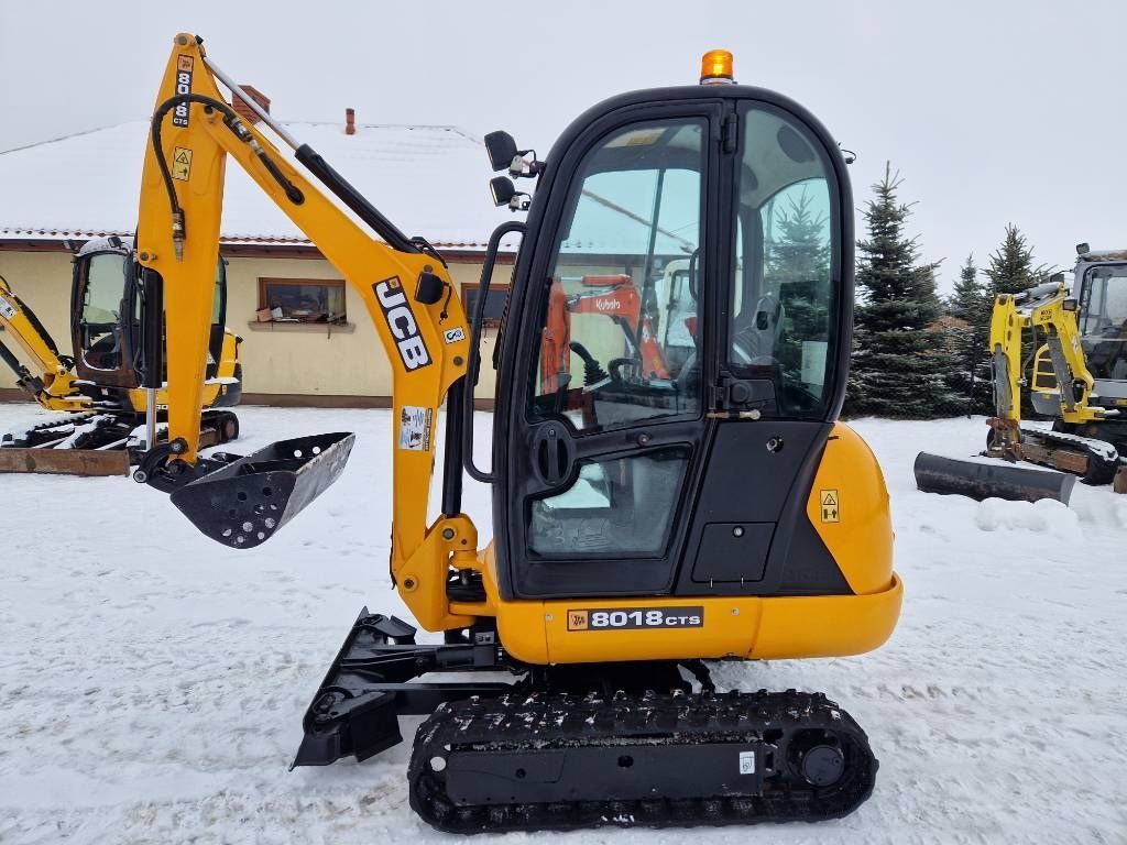 JCB 8018 cts 1900mtg 2017r rozsuwanengąsienice Mini kotrógép 16 005 EUR