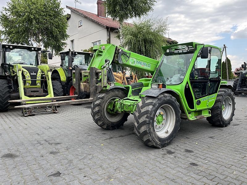 E-FARM: Merlo panoramic p32.6 top - Chargeur télescopique  - id JUUTLDY - 30 291 € - Année: 2013 - Lecture du nombre d'heure: 680,Puissance du moteur (chevaux): 99,Pologne