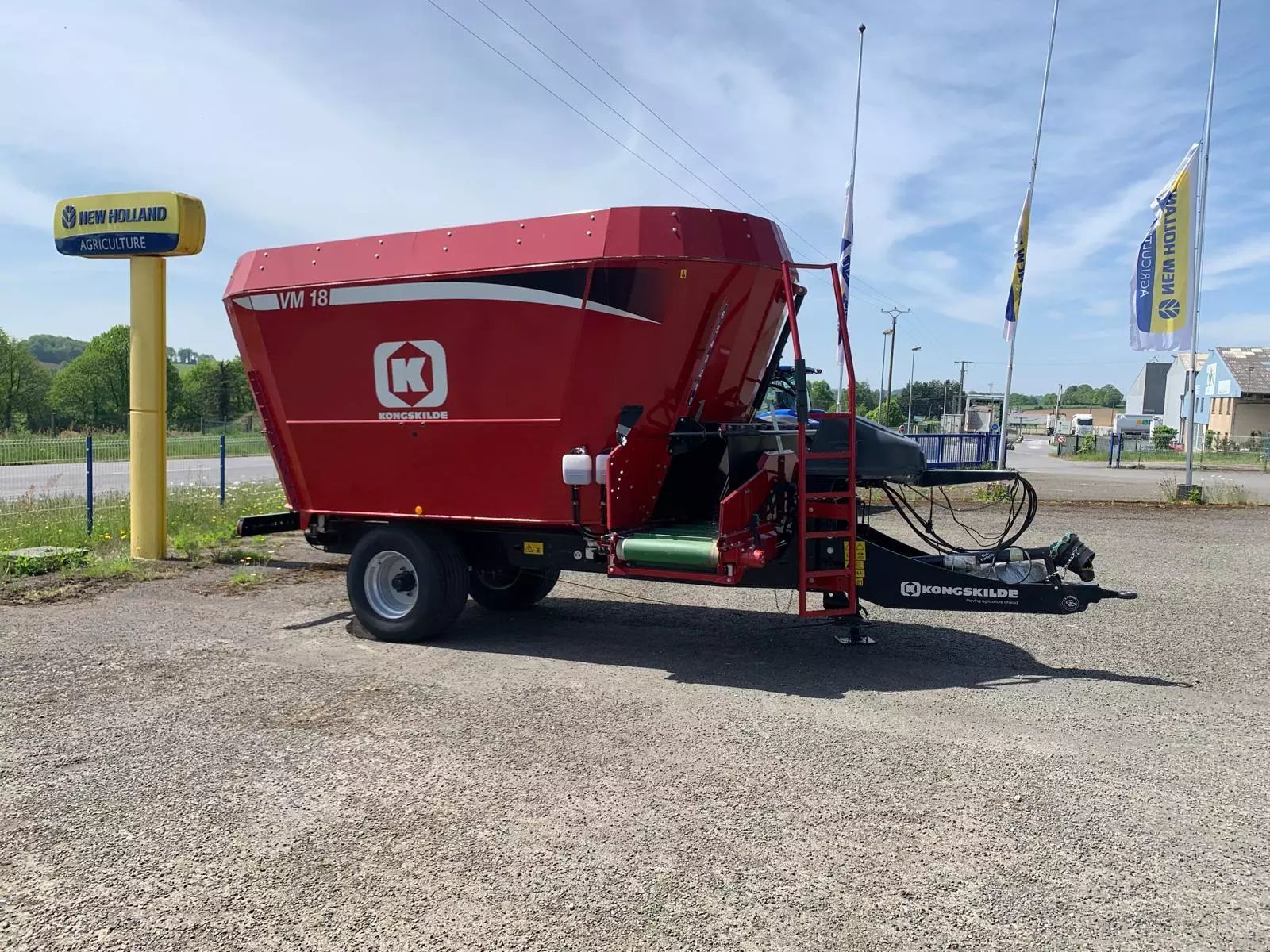 E-FARM: KONGSKILDE vm 18-2 - Mixer feeder - id V6X8SBG - Year of construction: 2022 - France